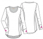 Preview: Heartsoul Langarmshirt Unterziehshirt mit Herz  HS607